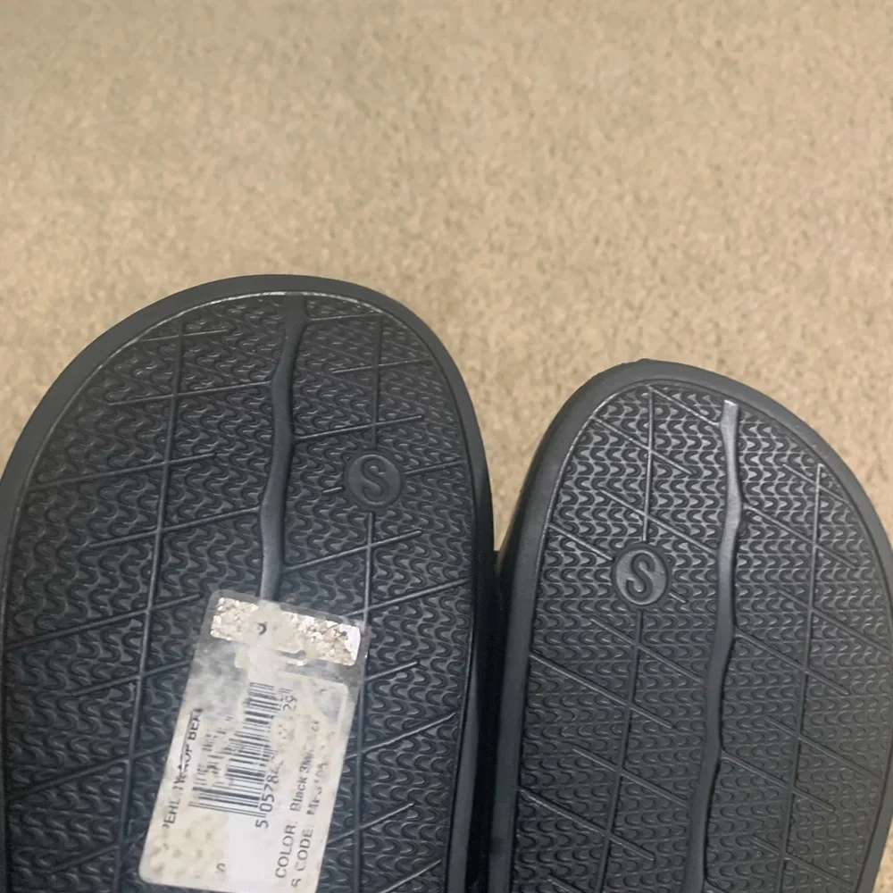 Superdry Black Camouflage Slide Sandals
